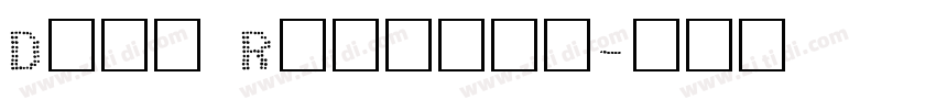 Data Regular字体转换